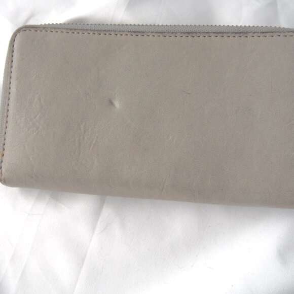 L.A.M.B. Gray Full Zip Wallet, Y2K, Vintage, Gwen Stefani - Picture 2 of 16